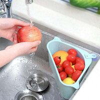 Triangular Multi Functional Drainer Shelf Sink Storage Holder (2119)