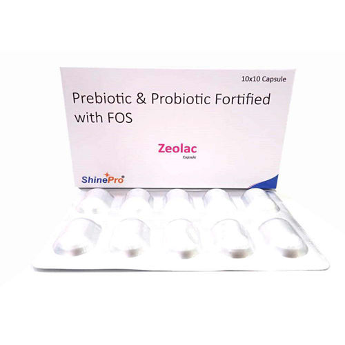 Prebiotic And Probiotic Fortified Capsule With Fos General Medicines