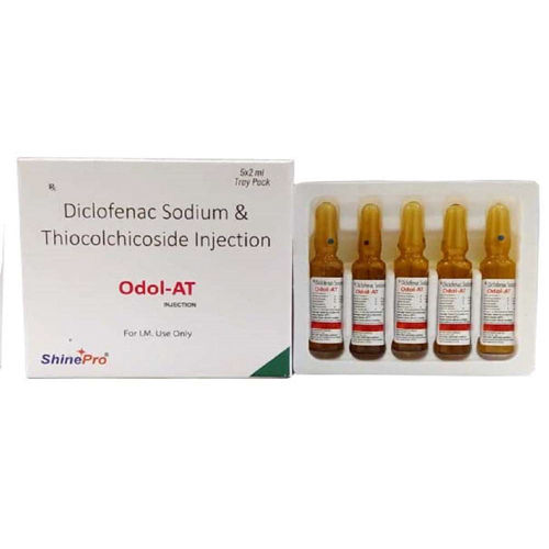 Liquid Diclofenac Sodium And Thiocolchicoside Injection