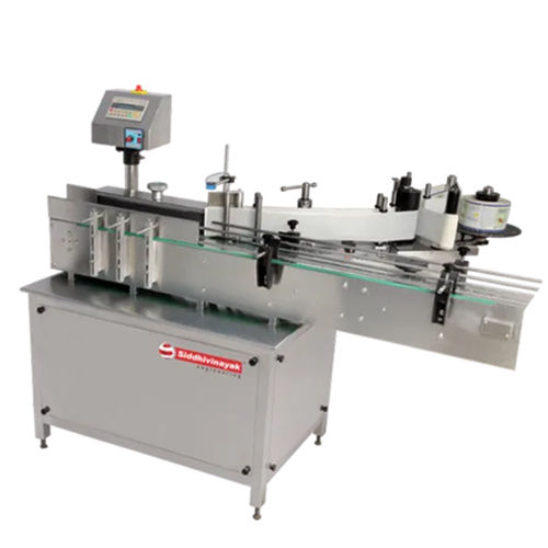 Round Sanitizer Bottle Labeling Machine