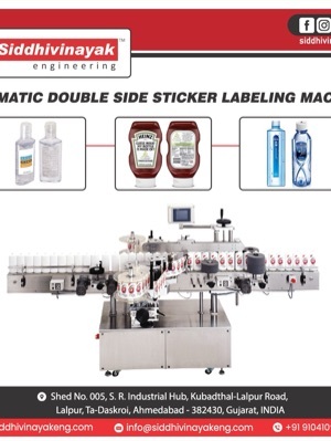 Single Side Flat Bottle Labeling Machine