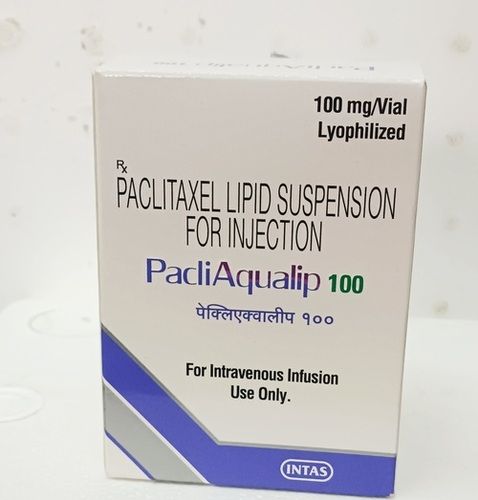 Paclitaxel Lipid Suspension For Injection Pacli Aqualip 100mg