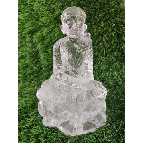 Crystal Sai Baba Statue