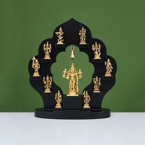 Dashavtar Brass Vishnu Ji Statue
