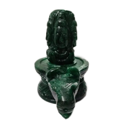 Green Jade Shivling