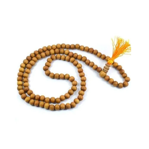 Brown White Sandalwood Mala