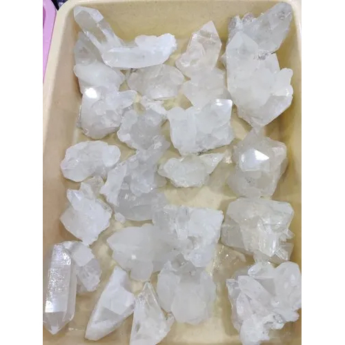 Transparent Crystal Healing Cluster
