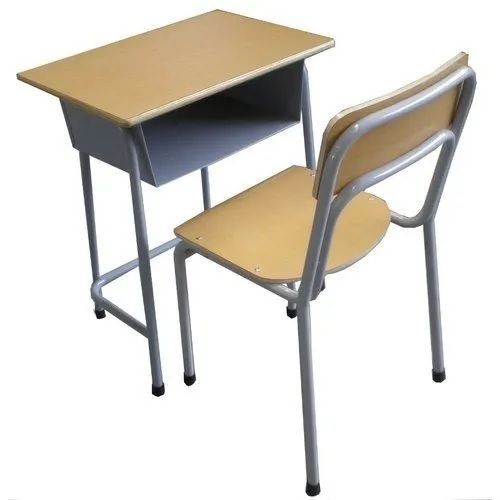 Classroom Single Desk With Chair For Sr. CLass