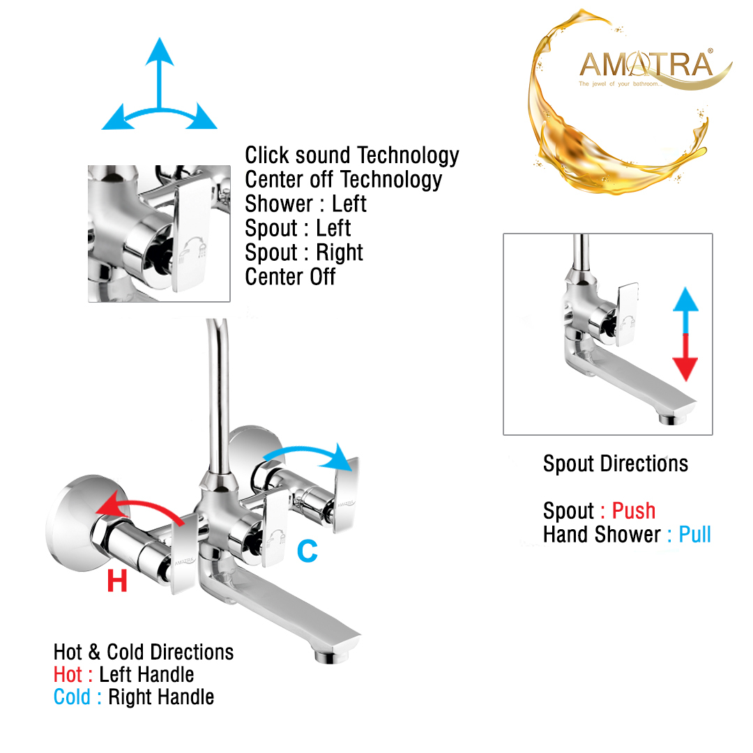 Alpha Wall Mixer With Band