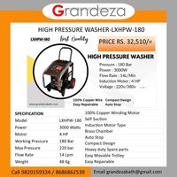 GRANDEZA LXHPW-180 High Pressure Washer