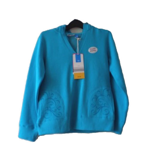 Blue Kids Girl Long Sleeve Pullover