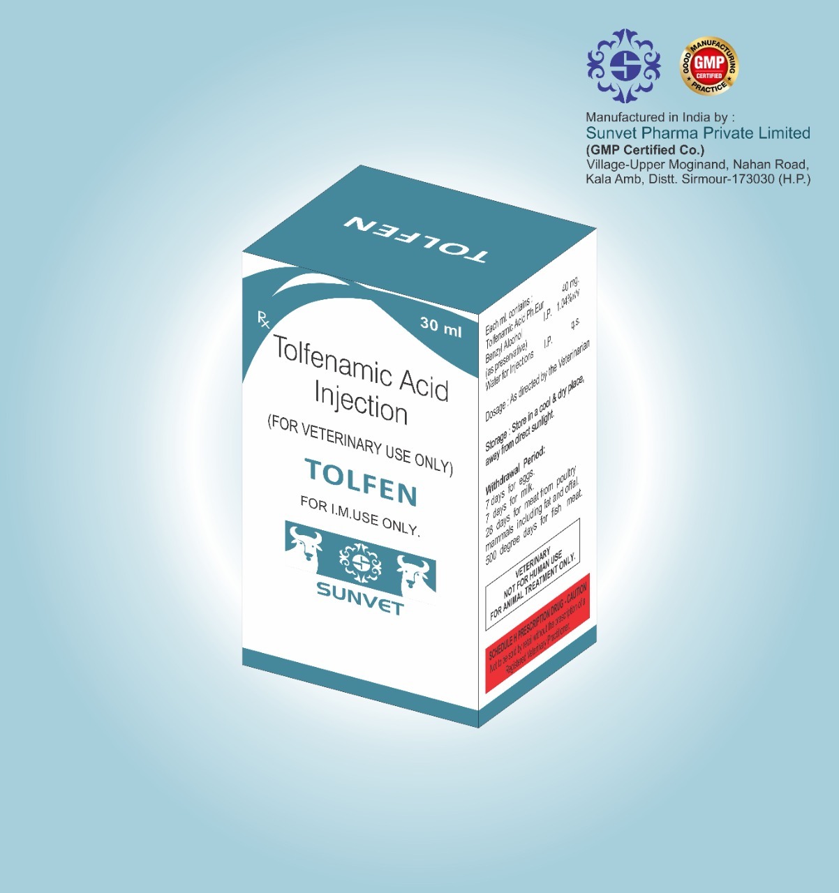 Tolfenamic acid Veterinary injection