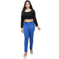Ladies Cotton Slimfit Pant