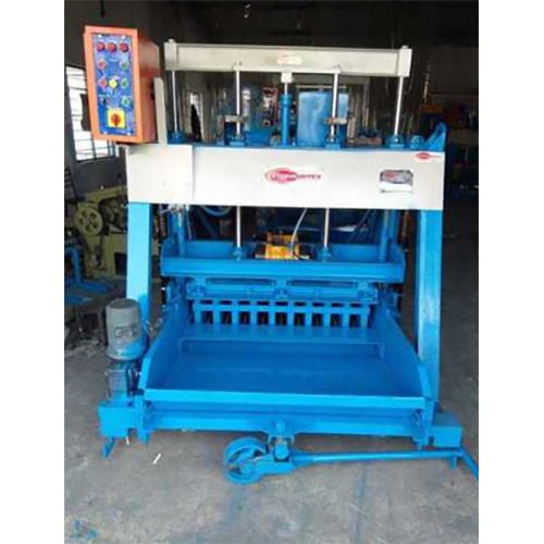 Semi Automatic Concrete Hollow Block Making Machine