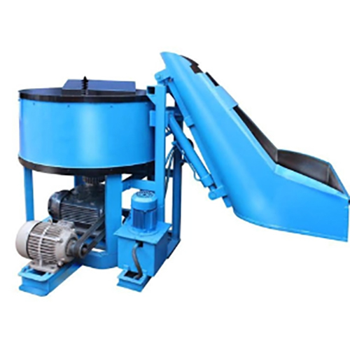 Pan Type Mixer With Hopper