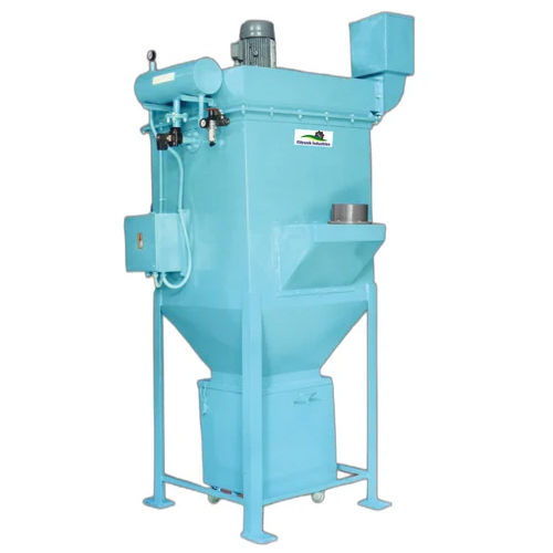 Pharmaceutical Dust Collector - Mild Steel, Electric Power Source , Blue Color , High-Efficiency Filtration for Clean Air Quality