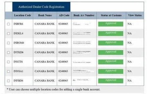 AD Code Registration Service