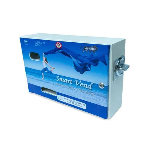 Manual Sanitary Napkin Vending Machine - Stainless Steel, Semi Automatic, LCD Touchscreen Display  | Multiple Size Options Available