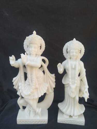 Lord Radha Krishna Marble Statue