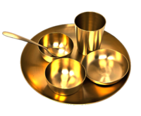 Bronze Dinner Set