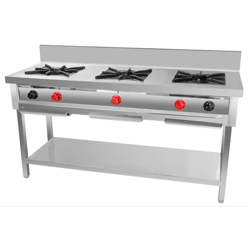 Three Burner Indian Cooking Range