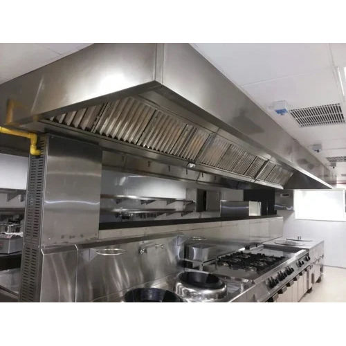 Stainless Steel Commercial Chimney Hood Size: As Per Requirement