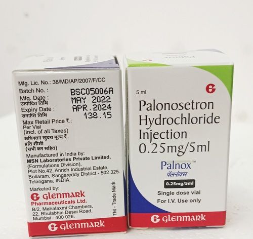 Liquid Palonosetron Hydrochloride Injection Palnox 0.25Mg