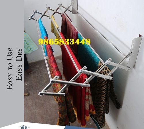 Wall mounted cloth drying hangers in  Ayyampalayam Erode
