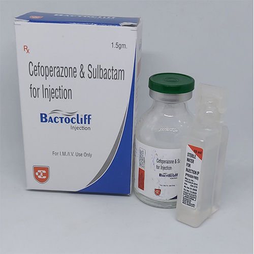 Bactocliff Injection Ingredients: Cefoparazone Sodium 1 Gm + Sulbactum 500 Mg