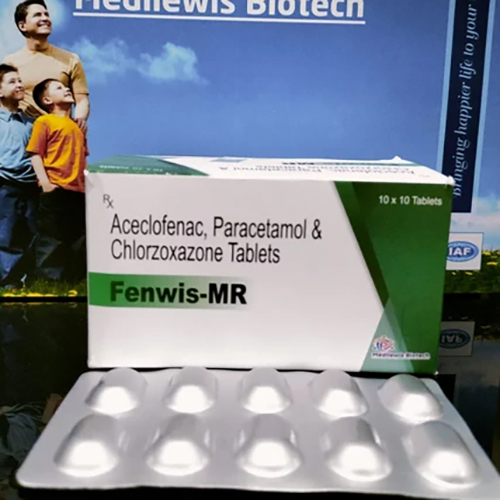 Aceclofenac 100mg Paracetamol 325mg Chlorzoxazone250mg