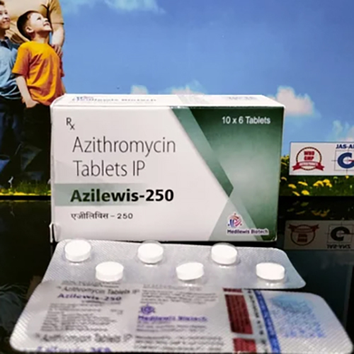 Azilewis-250 Azithromycin 250mg Tablets