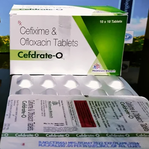 Cefixime 200 mg Ofloxacin 200 mg