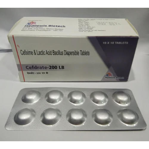 Cefixime 200mg With Lactic Acid Bacillus