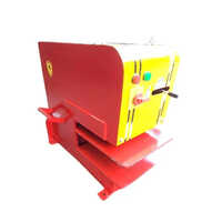 Industrial Chappal Making Machine - Color: Yellow-red