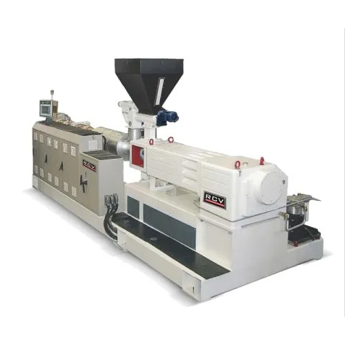 Rigid PVC Pipe Making Machine - Steel Material, White Color | 100 Capacity, Automatic Grade, 1 Year Warranty, PLC Control