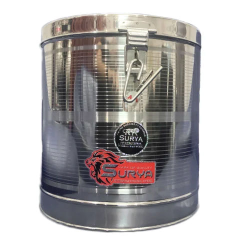 Stainless Steel Round Dabba