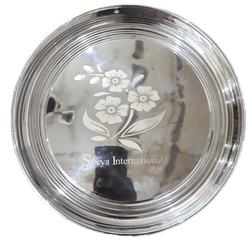 12 Inch Stainless Steel Dinner Plate