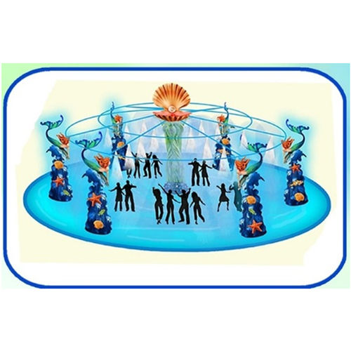 Rain Dance Water Fountain Diameter: 40 Foot (Ft)