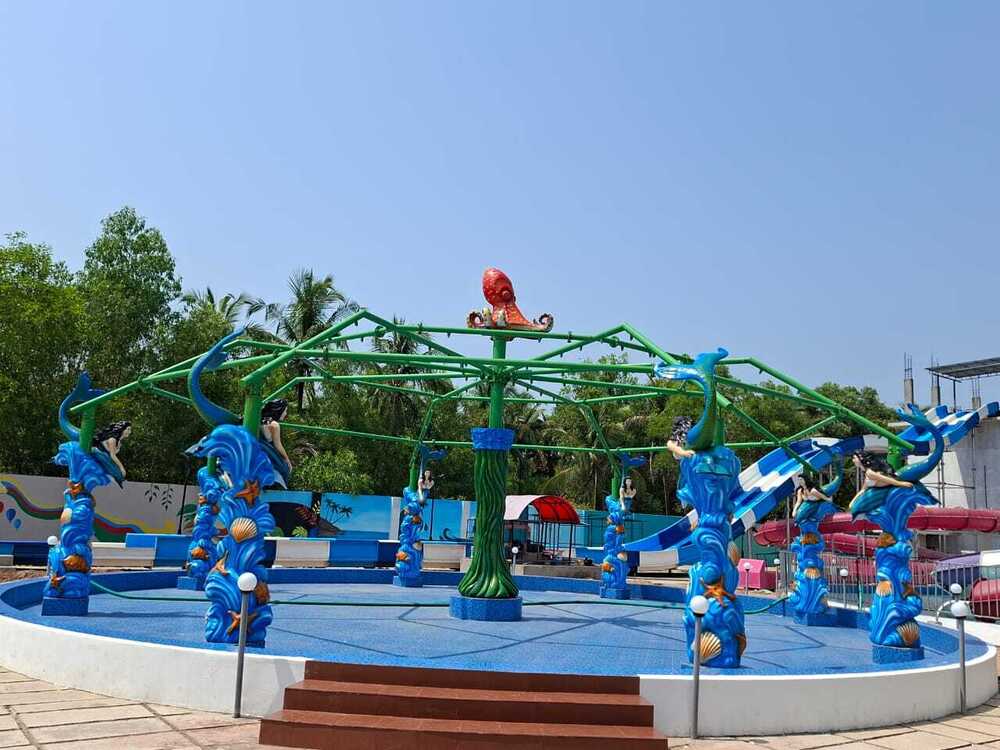 Rain Dance Water Fountain Diameter: 40 Foot (Ft)
