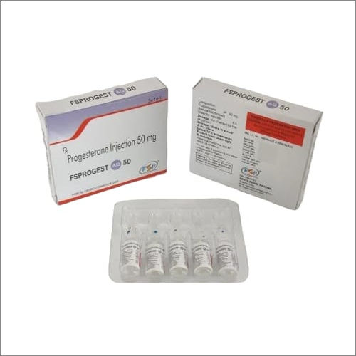 Progesterone Aqua Injection 50mg/2ml - Physical Form: Liquid