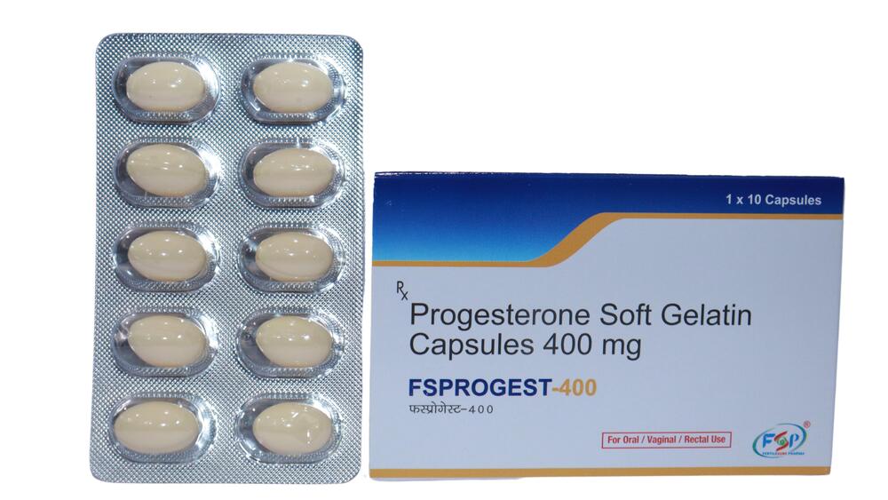 Fsprogest 400 (Natural Micronized Progesterone Softgel Caps 400) - Drug Type: General Medicines