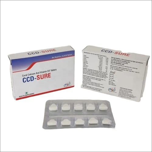 Coral Calcium (Coral Calcium 500Mg Vitd3 600 Iu Tablet) - Drug Type: General Medicines