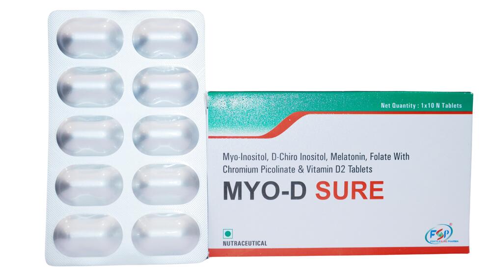 Myo-D Sure (Myo-Inositol Combination Tablet) - Physical Form: Tablets