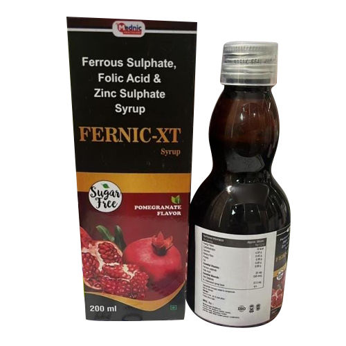 200ml Ferrous Sulphate Folic Acid And Zinc Sulphate Syrup