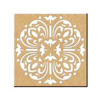 Square Mdf Rangoli Stencils
