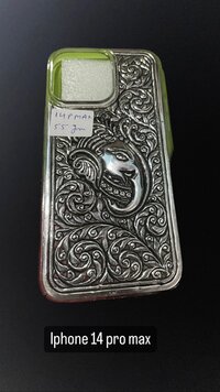 Silver 92.5 I Phone 14 Pro Max Mobile Case