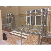Stainless Steel Sliding Gate - Custom Size, Modern Design | Easily Assembled, Smooth Horizontal Movement Along Track