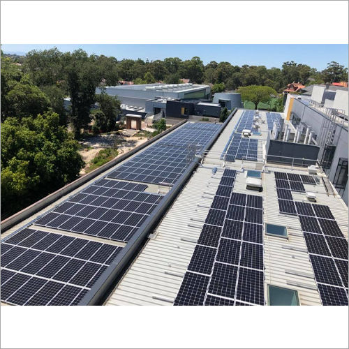 Blue Solar Roof Blasted Structures