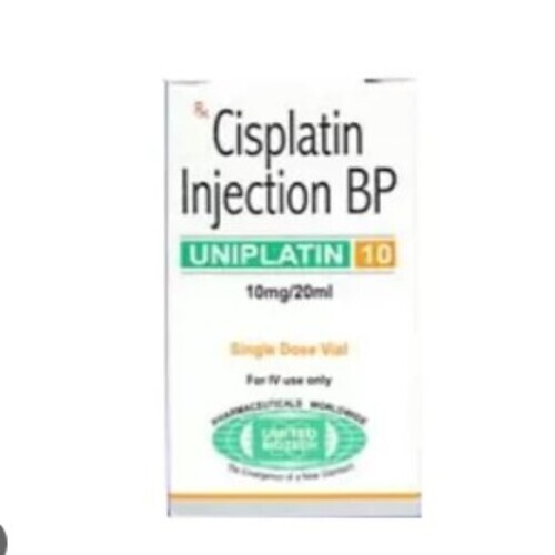 Cisplatin Uniplatin 10 Mg Inj As Per Mentioned On Pack