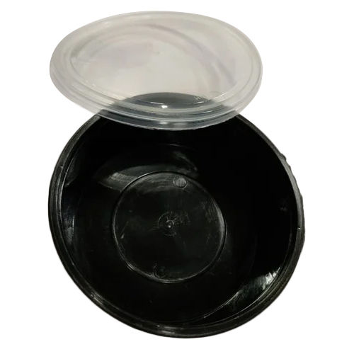 300 ML Black Plastic Container